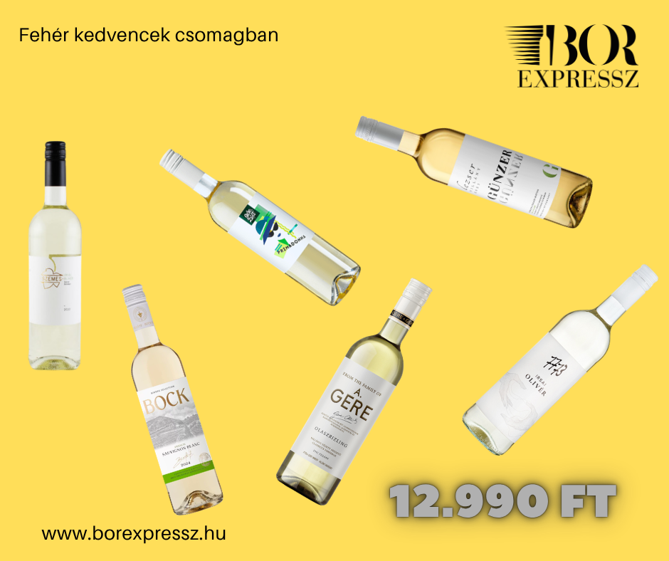 Fehér kedvencek csomagban 27% KEDVEZMÉNY!