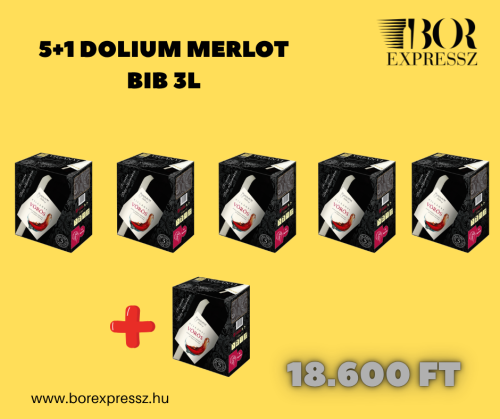 5+1 Dolium Merlot BIB 3L