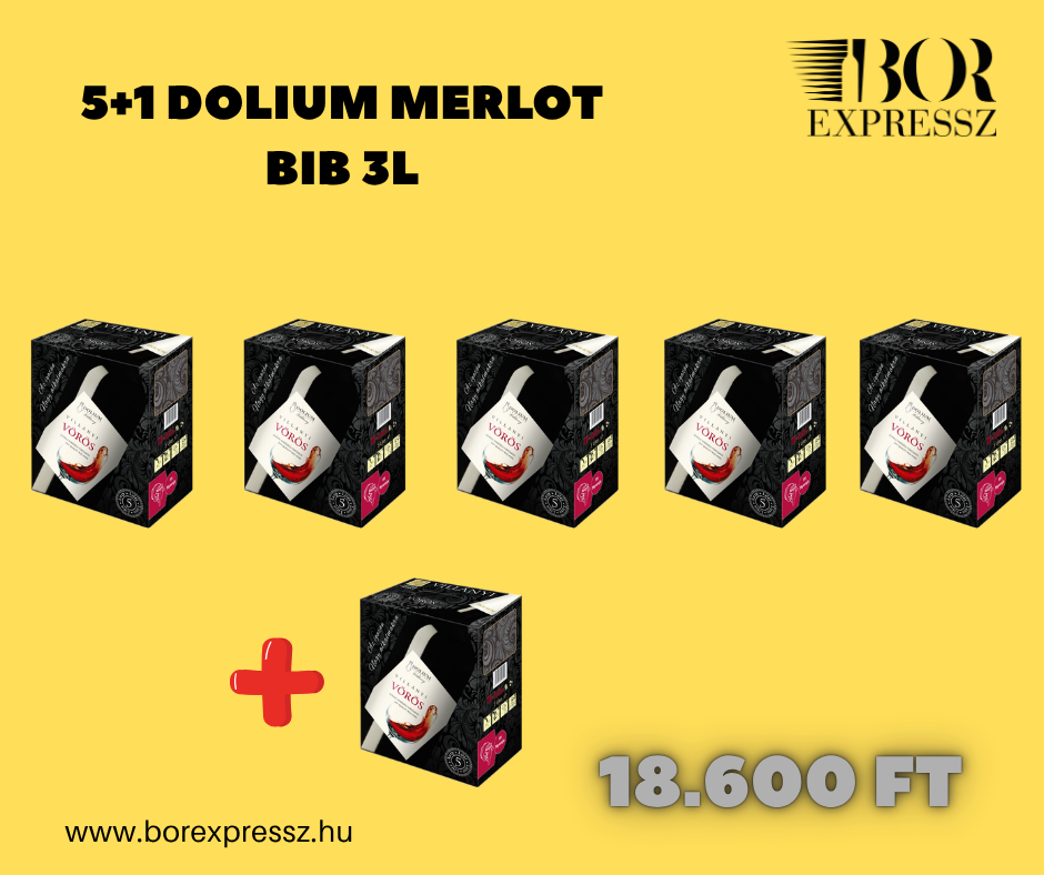 5+1 Dolium Merlot BIB 3L